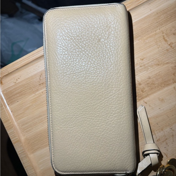 Chloe Taupe and Cream Leather Bag